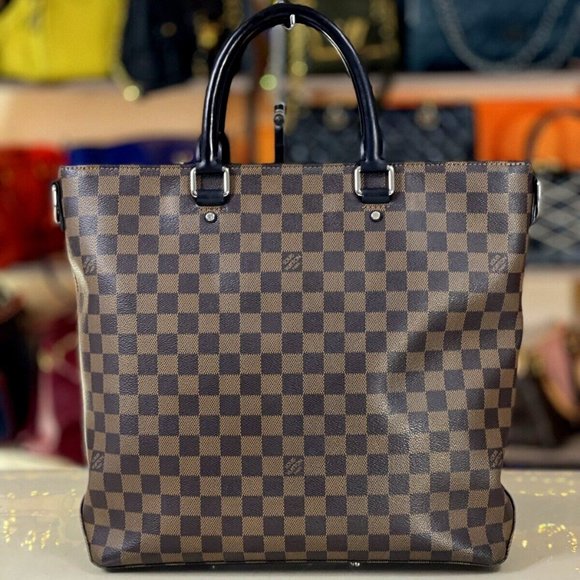 LOUIS VUITTON Porte Damier Document Upright Briefcase Portfolio Laptop Bag - Picture 1 of 16